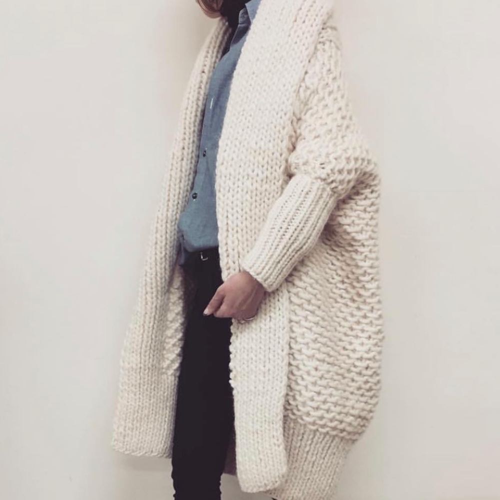 RARE - I Love Mr Mittens: Pearl Stitch Cardigan.